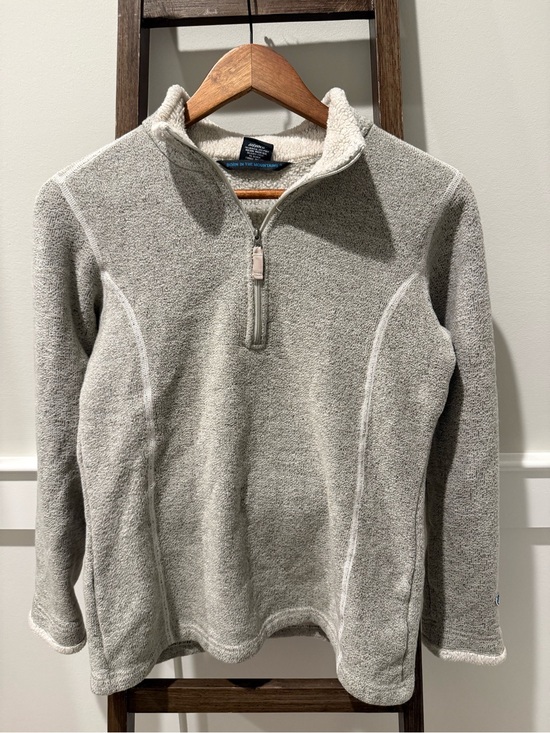 Kuhl Tops - Kuhl Women's Half-Zip Fleece Pullover - Light Gray